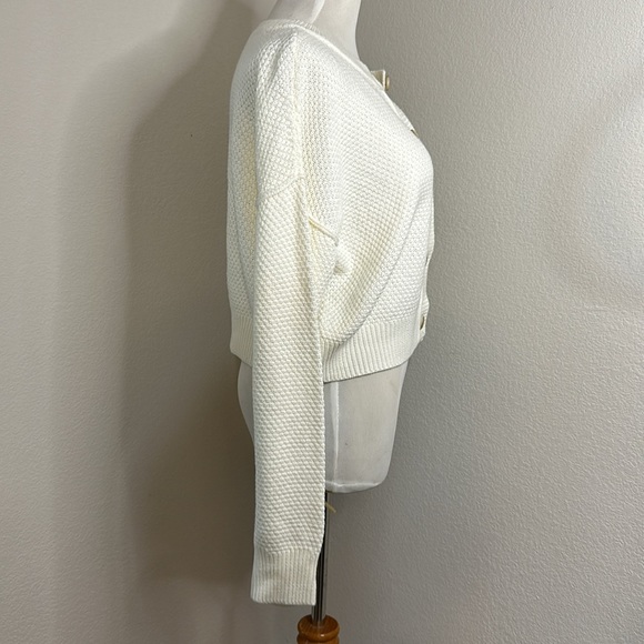 ๐ sincerely Jules cream button cardigan cropped fit XL - Picture 3 of 13